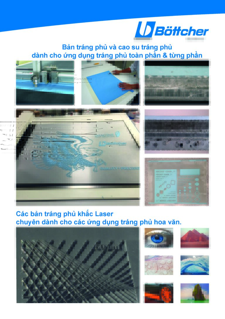 Coating plates Bản cao su tráng phủ, giải pháp mới cho tráng phủ in